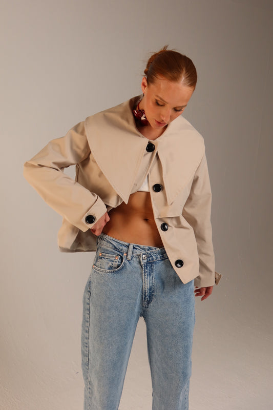 Capeline Trench Coat