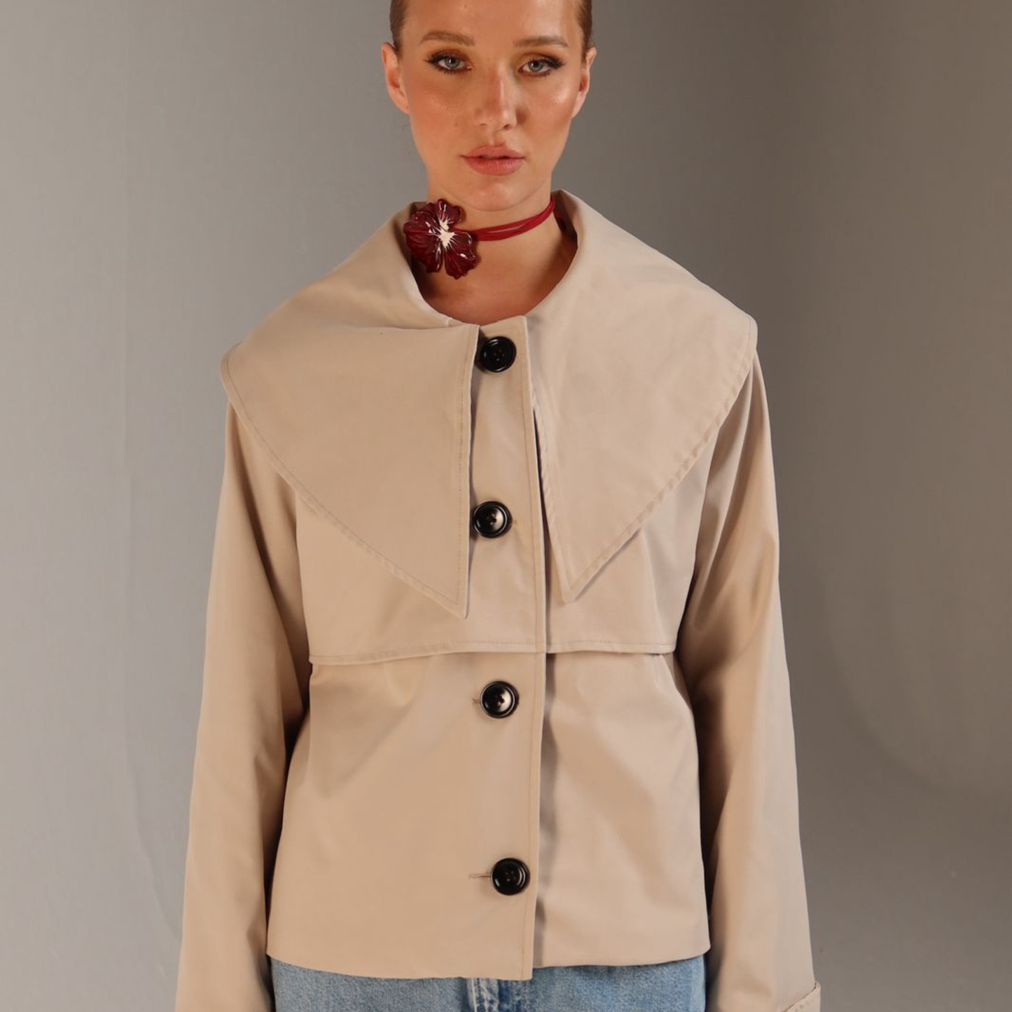 Capeline Trench Coat